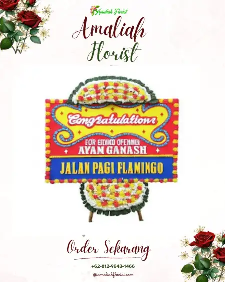 Sewa Papan Bunga Jongbiru